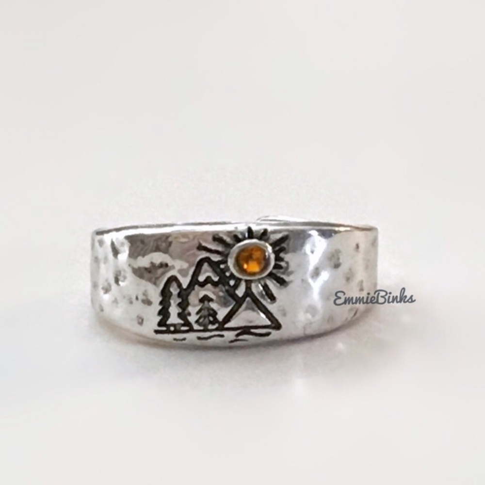 ✨3for$38 New FP Mountain Calling Bohemian Signet Ring - Picture 2 of 16